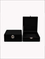 Box Bludru Hitam Premium Elegant