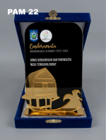 Plakat  Akrilik Iconic Nusa Tenggara Barat
