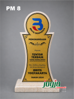 Trophy Marmer Tugu Bulat