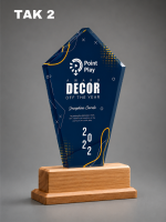 Award Akrilik Kayu Premium